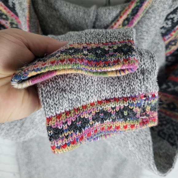 PAPILLON Fair Isle hooded sweater - Picture 4 of 7